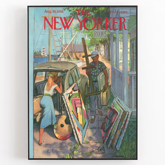 Discover The New Yorker August 1958 Premium Matte Vertical Poster