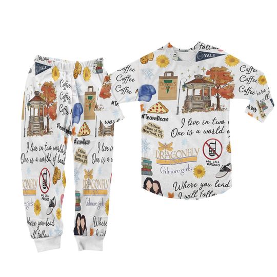 Discover Gilmore Girls Christmas Pajama Set
