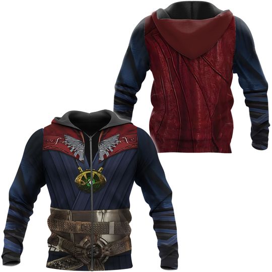 Discover The Doctor Strange3D Zip Hoodie Cosplay Costume Jacket Coat Tops