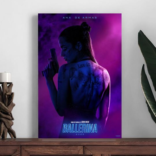 Discover Ballerina 2025 Movie Poster,Home Decor Poster,Room Decoration Printing,Photo Wall Art Poster,Canvas Print