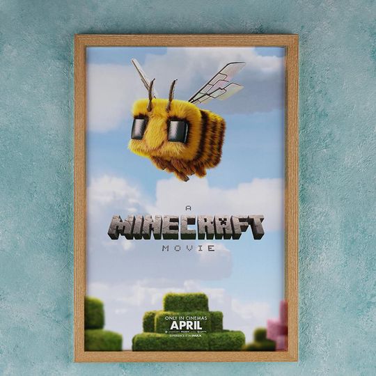 Discover A Minecraft Movie 2025 Movie Poster Wall Art Decor Rome Decor Film Poster Collectibles Birthday Gifts
