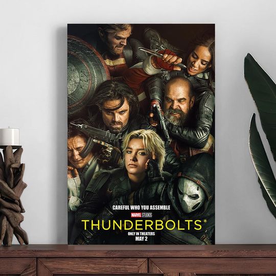 Discover Thunderbolts 2025 Movie Poster,Home Decor Poster,Room Decoration Printing,Photo Wall Art Poster,Canvas Print,Festive Gift