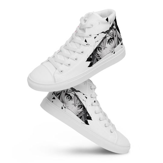 Discover Anime and Pink Star High-Top Trainers  Bold and Unique Footwear