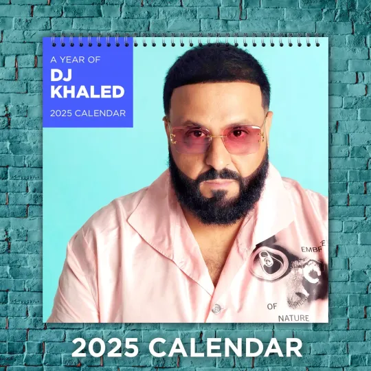Discover DJ Khaled 2025 Music Calendar, 12-Month Celebrity Wall Calendar, Fan Gift