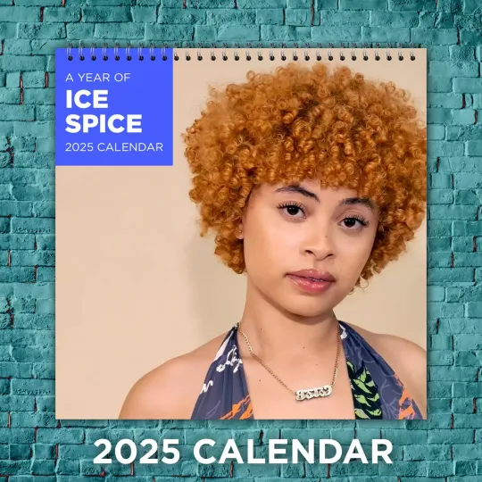 Discover Ice Spice 2025 Music Calendar, 12-Month Celebrity Wall Calendar, Fan Gift