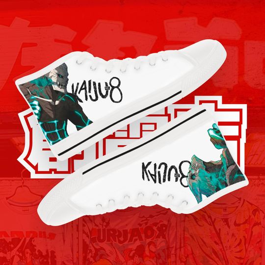 Discover Kaiju No 8 Anime High Top Sneakers, Unisex Anime-Inspired Shoes
