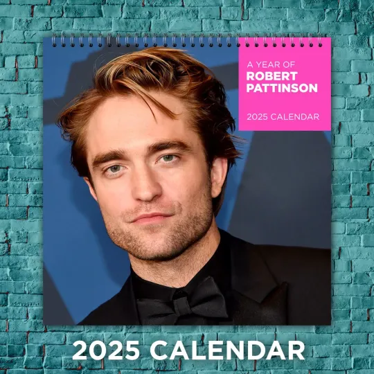 Discover Robert Pattinson 2025 Music Calendar, 12-Month Celebrity Wall Calendar, Fan Gift