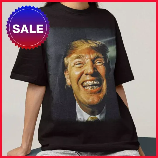 Discover Trump Grillz T-Shirt, President Trump 2024 Shirt S-5XL