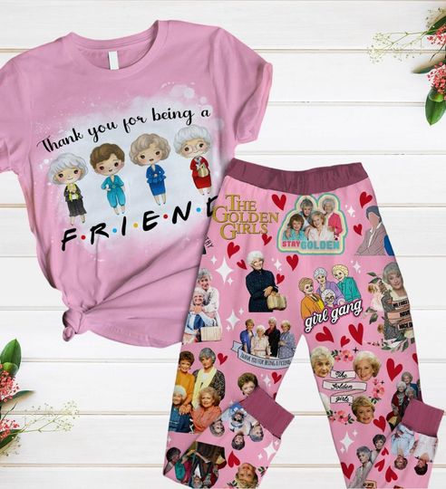 Discover Stay Golden Pajama Set Inspired by 80s TV Series
