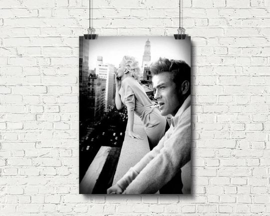 Discover Marilyn Monroe & James Dean poster
