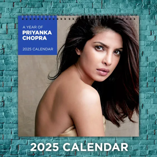 Discover Priyanka 2025 Music Calendar, 12-Month Celebrity Wall Calendar, Fan Gift