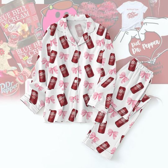 Discover Dr Pepper Coquette Pajamas Set