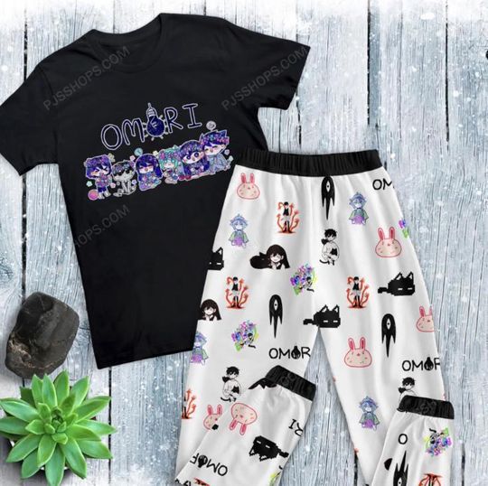 Discover OMORI Pajamas Set, Personalized Family Pajamas, Family