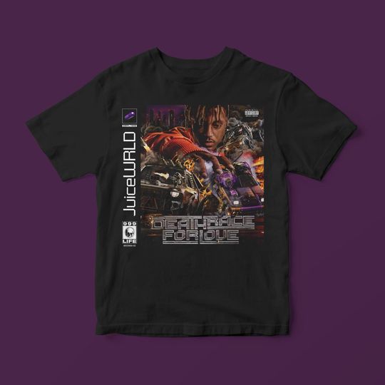 Discover JuiceWrld 999 DRFL Album Cover T-Shirt, Unisex Tee