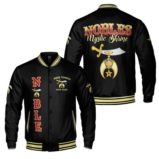 Discover Personalized Mystic Shriner Noble Shriners Masonic Varsity Jacket