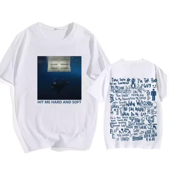 Discover Hit Me Hard and Soft 2024 Tour T-Shirt For Fans