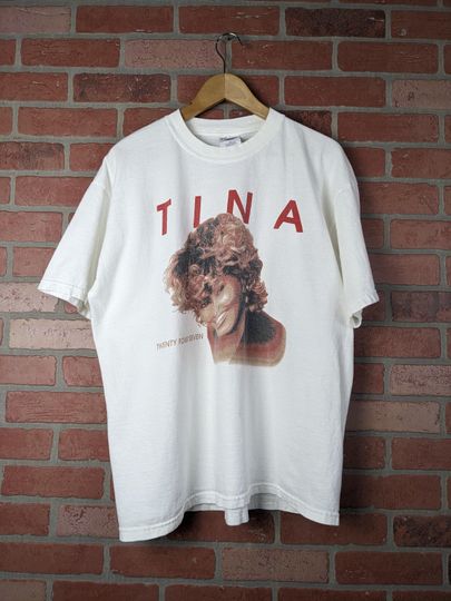 Discover Vintage 2000 Double Sided Tina Turner Twenty Four Seven shirts