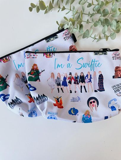 Discover Taylor Inspired Makeup Bag, Toiletry Bag Wedding Bridesmaids Gift