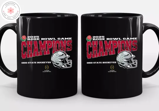 Discover Ohio State Buckeyes 2025 Rose Bowl Game Champions College Football Mug