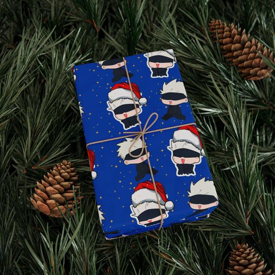 Discover Custom JJK Gojo Gift Wrapping Paper