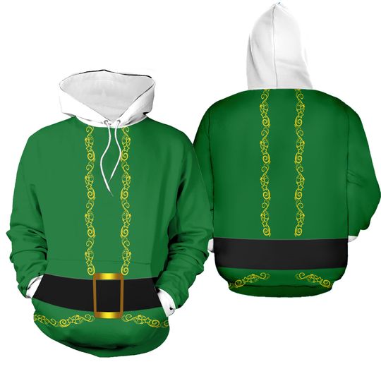 Discover Elf Buddy Cosplay Hoodie, Christmas Movie Shirt, Elf Buddy Costume, Funny Movie Hoodie