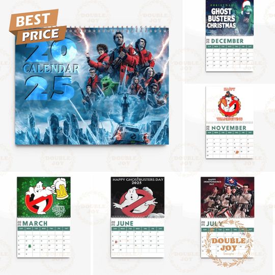 Discover Ghost Busters 2025 Wall Calendar