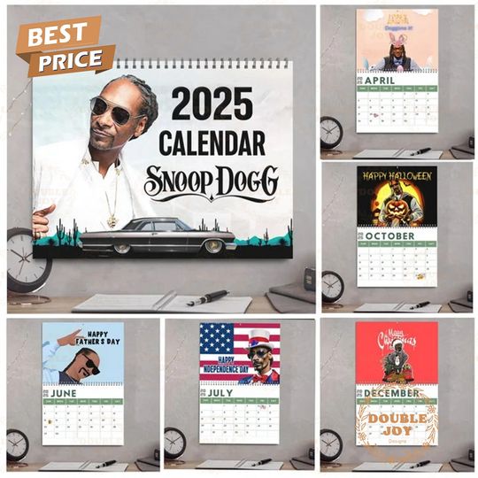 Discover Snoop Dogg 2025 Wall Calendar