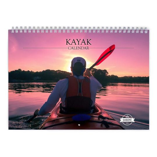 Discover Kayak 2025 Wall Calendar
