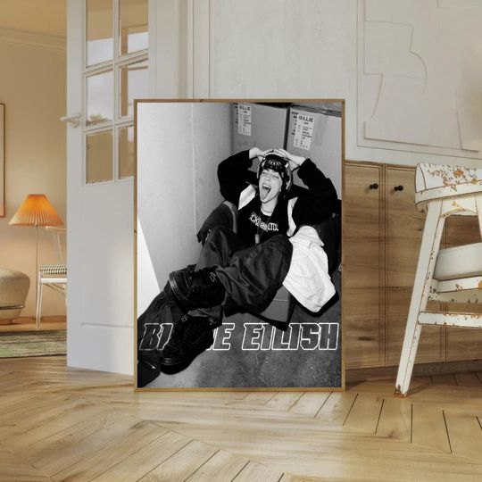 Discover Billie Eilish Poster, Gift for Billie Eilish Lover.