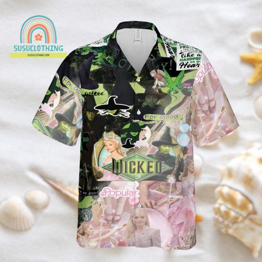 Discover Wicked Movie Hawaiian Shirt for Summer Fun