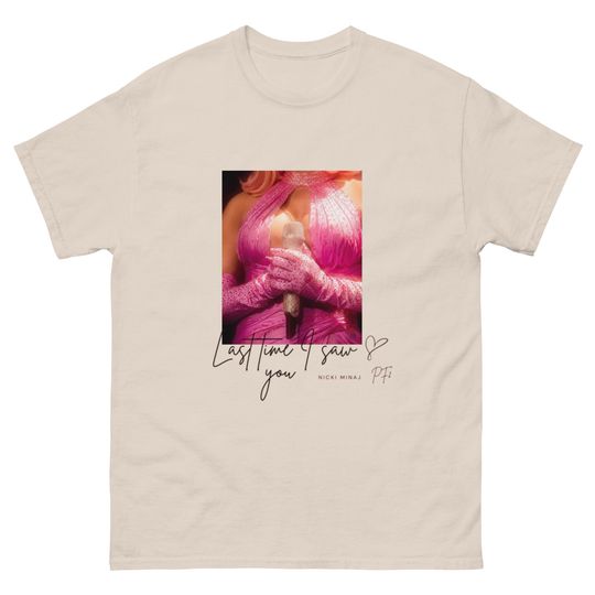 Discover Nicki Minaj tour merch/ nicki minaj last time I saw you shirt