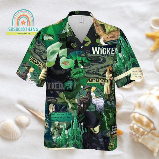 Discover Wicked Movie Hawaiian Shirt for Summer Fun