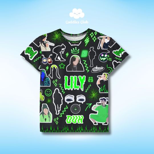 Discover Personalized Kids / Teens T-shirt | Custom shirt | Music Lover | Pop Star Singer Pajama