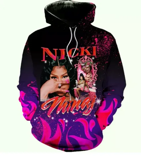 Discover Nicki Minaj Hoodie 3d, hot Hoodie gift fan