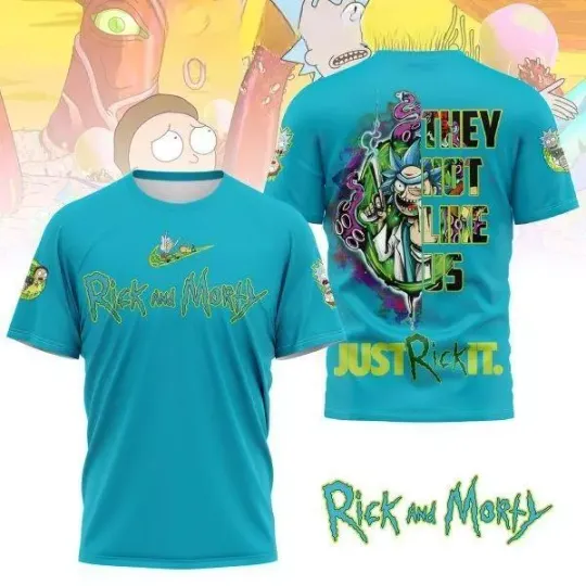 Discover Rick And Rickandmorty They Not Like Us Just Rick It Hoodie T-Shirt