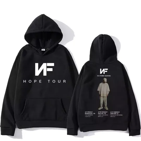 Discover NF Hope Tour 2024 Hoodie For Fans Double-Sided Hoodie