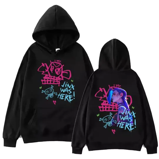 Discover Anime Arcane-Jinx  Hoodie For Fans Double-Sided Hoodie