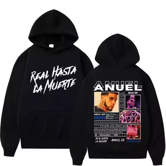 Discover Rapper Anuel AA Real Hasta La Muerte Hoodie For Fans Hoodie