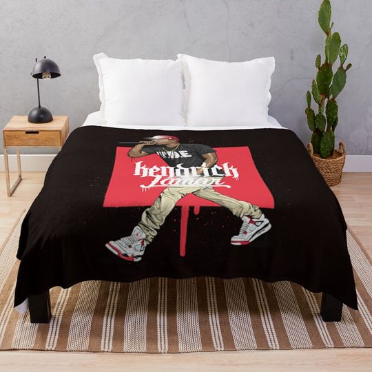 Discover Kendrick Lamar Posters and Art Throw Blanket