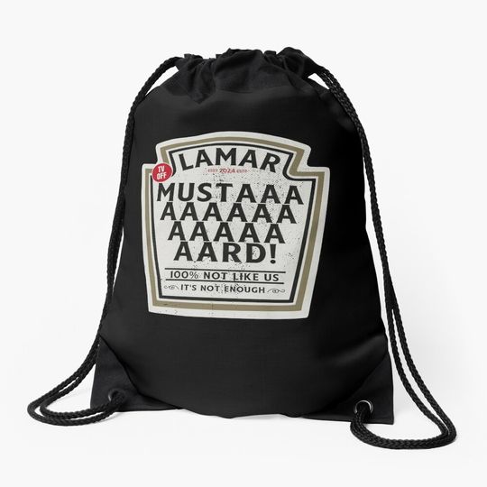 Discover Kendrick Lamar Mustard TV Off Drawstring Bag