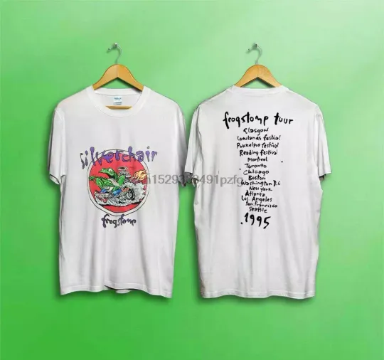 Discover Rare! Vintage 95 Silverchair Frogstomp Tour Concert T-Shirt Reprint