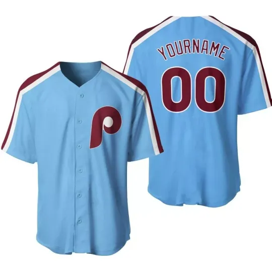 Discover Personalized Philadelphia Baseball Game Jersey, Philadelphia Custom Name n Number