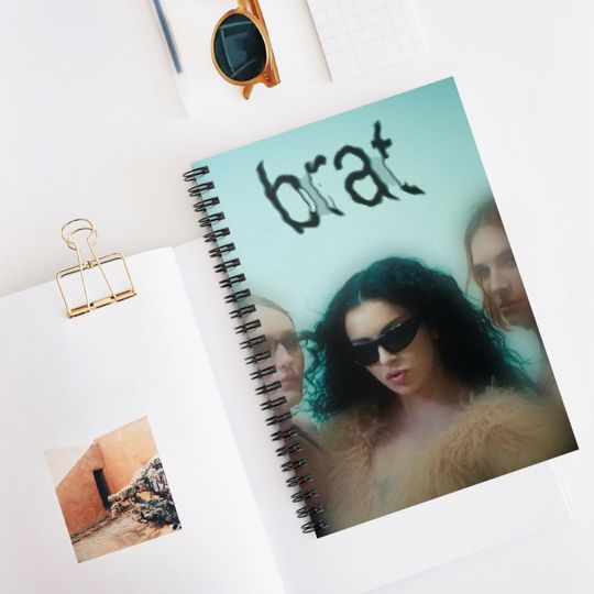 Discover Brat Charli XCX Fan Brat Girl Summer Notebook