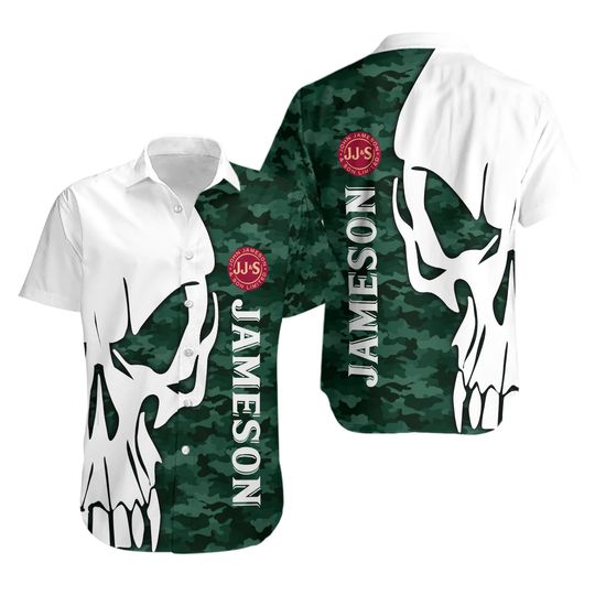 Discover Fanmade Jameson Irish Whiskey Tropical Hawaiian Shirt Aloha Beach