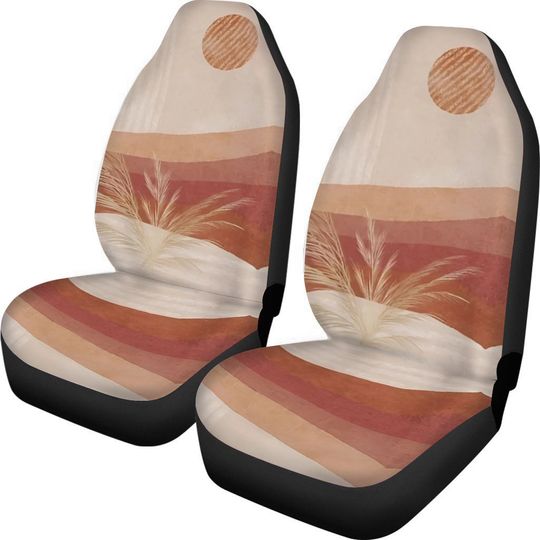 Discover Boho Beige Car Seat Cover