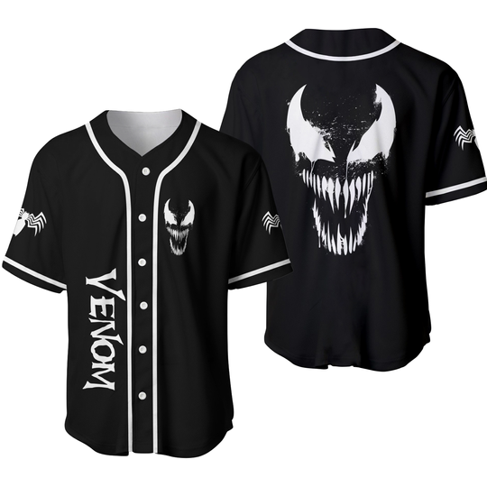 Discover Venom Superhero Baseball Jersey Shirt