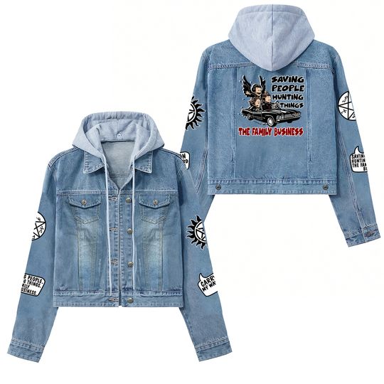 Discover Supernatural Denim Jacket, Supernatural Jean Jacket, Supernatural Jacket