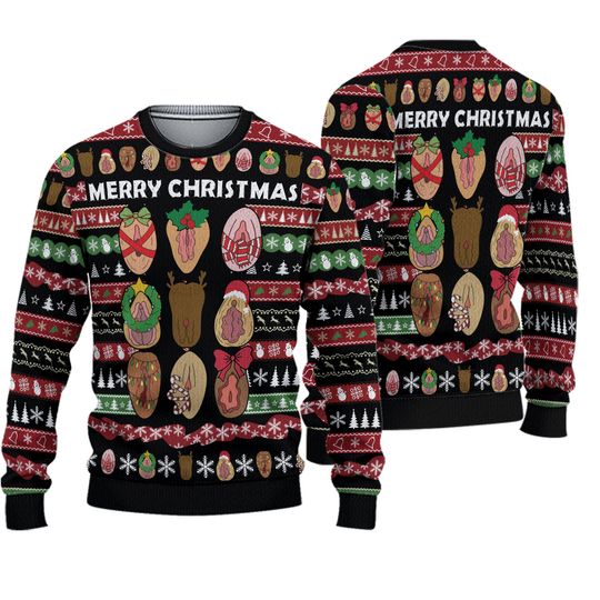 Discover Funny Merry Clitmas Christmas Ugly Sweater