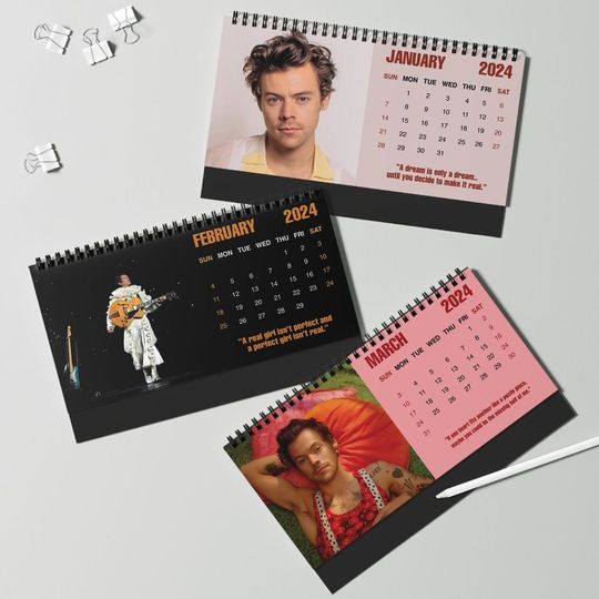 Discover Harry 2025 Calendar for Album Fans