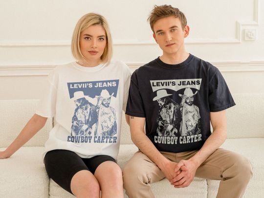 Discover Levii's Jeans Shirt, Beyonce Cowboy Carter Shirt, Post Malone shirt